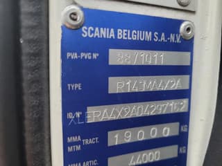 Scania R 1990 - R143-400 V8 Topline MA4X2 steel/air 10-gears afbeelding 12