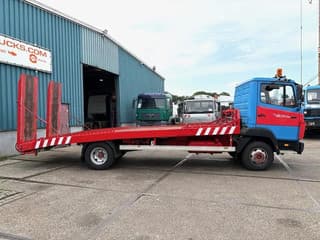 Mercedes-Benz 814 RECOVERY TRUCK / CAR-MACHINE TRANSPORTER (6-CILINDER / MANUAL GEARBOX / FULL STEEL SUSPENSION / WINCH / HYDRAULIC RAMPS) - Image 4