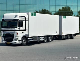 DAF XF480 FAR SSC 2x TAIL LIFT 50 CC TROLLEYS CARRIER TRS ICELAND SUPER CONDITION NL-COMBI
