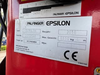 Scania R580 V8 6X4 EPSILON S270L88 2 AXLE HANGER - Image 8