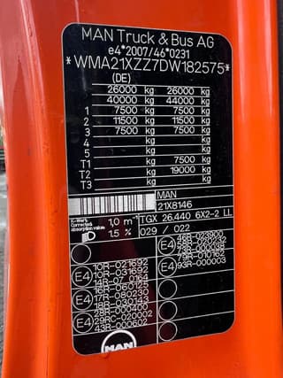 MAN 26.440 XLX 6X2 EURO 5 - BDF CHASSIS + RETARDER - Image 17