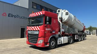 DAF XF 460 (17500L / IPSAM VACUUM + HIGH PRESSURE / BELGIAN TRUCK + TRAILER / TOP CONDITION) EL24100