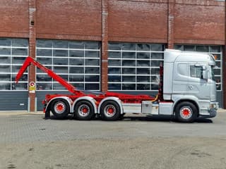 Scania R490 8x4*4 - HIAB XR24SL58 24T hooklift - Euro 6 - Full air - Steering axle - Image 9