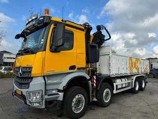 Mercedes-Benz 8X4 + EURO 6 + FASSI F315 + REMOTE + KIPPER + STEERING AXLE - Image 14