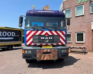 MAN FE 33.410 6X4 KRAAN + KIPPER  EURO 2 BLADGEVEERD - Image 8