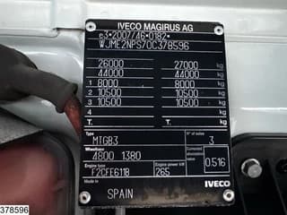 Iveco 360 6X4, EURO 6, Palfinger, Remote, Steel suspension - Image 7