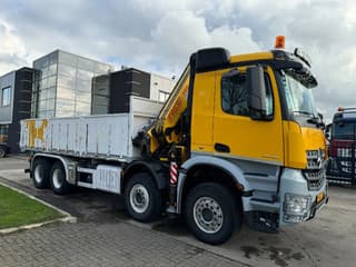 Mercedes-Benz 8X4 + EURO 6 + FASSI F315 + REMOTE + KIPPER + STEERING AXLE - Image 20
