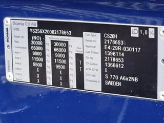 Scania 770S V8 NGS Highline 6x2 - Show truck - Special paint - Custom interior - Retarder - Full air - Night clima - Image 46