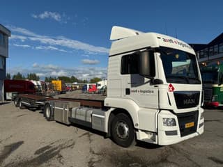 MAN 18.420 EURO 6 + KRONE 2 AXLE + 2x DHOLLANDIA LIFT - Image 3