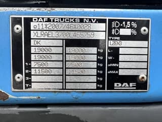 DAF 4X2 EURO 6  418.609KM BOX 8.5M ZEPRO LOAD LIFT - Image 12