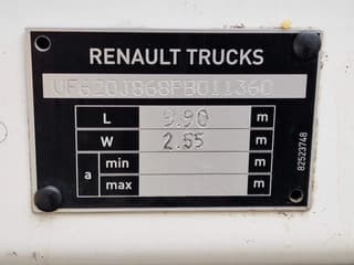 Renault D 2023 - 320 4x2 - Box with sidedoors - Zepro loadlift - Low KM - Full air afbeelding 23