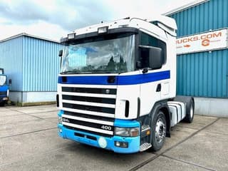 Scania R124-400 4x2 SLEEPERCAB ADR/VLG (2 FUEL LINES!!) (EURO 2 / 12 GEARS MANUAL GEARBOX / RETARDER / BLOWER / P.T.O. / AIRCONDITIONING) - Thumbnail 1