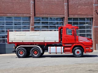 Scania T124-420 6x4 - Tipper - Retarder - Full steel - HUB Reduction - Manual gearbox - Image 10