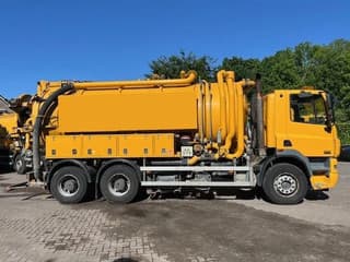 DAF CF 85.380 CF85 380 6x4 steel/steel Manual Sewer Vacuum Kanalreiniger Ipsam SIHI URACA - Image 5