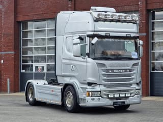 Scania R580 V8 Topline 4x2 - Full spec - Custom interior - Retarder - Night clima - Full air - Navi - Thumbnail 1