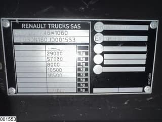 Renault C 380 6x4, EURO 6, Fassi, Steel suspension, Remote - Image 7