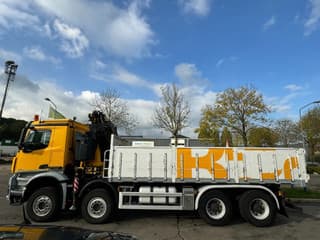 Mercedes-Benz 8X4 + EURO 6 + FASSI F315 + REMOTE + KIPPER + STEERING AXLE - Image 25