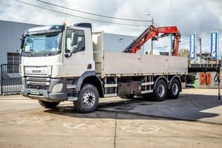 DAF CF 450-6X4+FASSI18T/M(3EXT)-78500KM - Image 3
