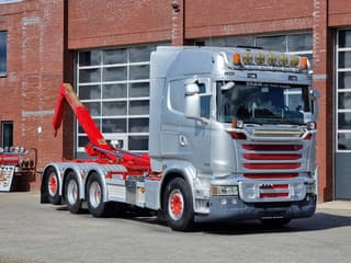 Scania R490 8x4*4 - HIAB XR24SL58 24T hooklift - Euro 6 - Full air - Steering axle - Image 2
