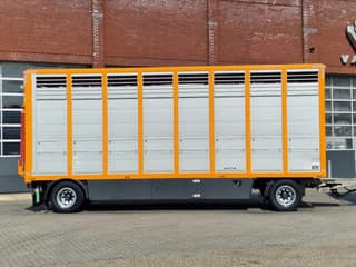 DAF 530 4x2 - Livestock Menke + 2018 Menke trailer 2 deck - Water + Ventilation - Lifting roof - Image 73