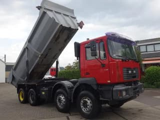 MAN 410 8x4 kipper,manual feulpomp,steel kipper - Image 2