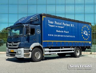 Mercedes-Benz Axor 1824 EURO 5   694.000 KM     CURTAIN     SIDE DOOR    TAIL LIFT    NEW TACHO    TOP CONDITION    NL TRUCK
