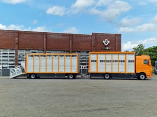 DAF 530 4x2 - Livestock Menke + 2018 Menke trailer 2 deck - Water + Ventilation - Lifting roof - Image 8