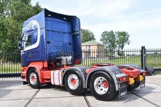 Scania R520 V8 TL 6x2/4MNB - RETARDER - FULL AIR - PARK. AIRCO - 2 x FUEL TANKS - ALCOA DURA BRIGHT - GOOD CONDITION - - Image 3