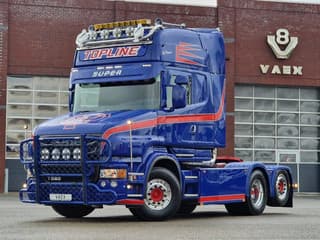 Scania T580 V8 Topline 6x2 - Original Scania Hauber / Torpedo - Manual gearbox - Show truck - Retarder - Image 32