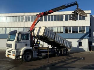 MAN TGA 2006 - 26.350 6X2 KIPPER + PALFINGER PK16502 + REMOTE CONTROL afbeelding 4
