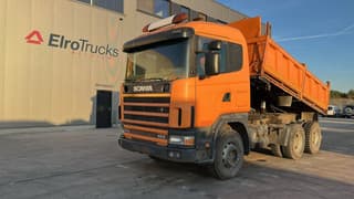 Scania 144-460 (BIG AXLE / GRAND PONT / LAMES / STEEL SUSP. / MANUAL GEARBOX / BOITE MANUELLE) EL24148