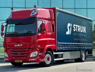 DAF CF 290 FA   SPACE CAB    HARDHOUTEN VLOER    2500 KG KLEP    NIEUW STAAT !!!!