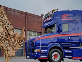 Scania T580 V8 Topline 6x2 - Original Scania Hauber / Torpedo - Manual gearbox - Show truck - Retarder - Image 47