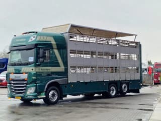 DAF XF 440 2015 - SuperSpaceCab 6x2*4 - Cuppers 1-2-3 deck Livestock + Cuppers 3 deck trailer 2009 afbeelding 35