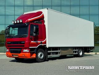DAF CF 75.310 ISOLATED BOX    HARD WOODEN FLOOR    900 x 250 x 276 CM INSIDE    HEATING SYSTEM   PLANTS FLOWER TRUCK FROM HOLLAND