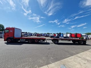 DAF 410 6x2 SpaceCab - Flatbed - Euro 6 + 2 axle trailer BPW - Image 4