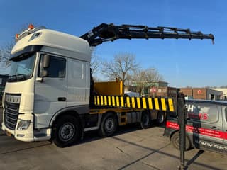 DAF 8X2 - EURO 6 + HIAB 855 EP-6 + REMOTE + STEERING AXLE - Thumbnail 1
