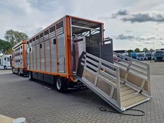 DAF 530 4x2 - Livestock Menke + 2018 Menke trailer 2 deck - Water + Ventilation - Lifting roof - Image 4