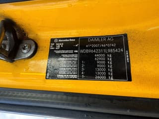 Mercedes-Benz 8X4 + EURO 6 + FASSI F315 + REMOTE + KIPPER + STEERING AXLE - Image 33