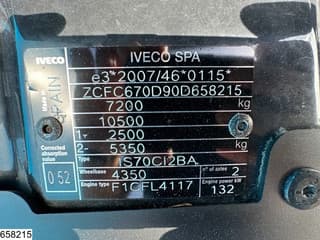 Iveco 72-180 EURO 6, Airco, Dhollandia, Hi matic - Image 7