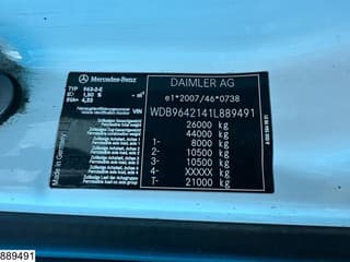 Mercedes-Benz Arocs 2636 6X4, EURO 6, Steel suspension, Palfinger - Image 7