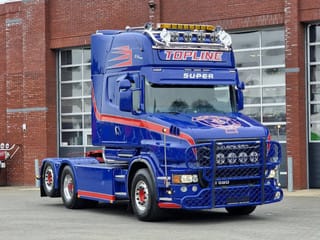 Scania T580 V8 Topline 6x2 - Original Scania Hauber / Torpedo - Manual gearbox - Show truck - Retarder - Image 1