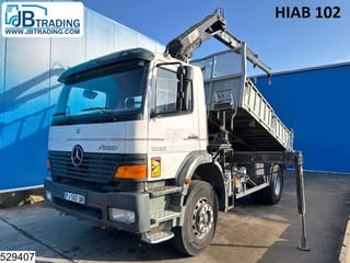 Mercedes-Benz 1828 Manual, Steel Suspension, HIAB - Image 1