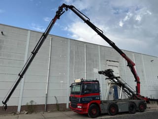 DAF 8X2 + YEAR 2016 HMF CRANE 2620-K4 + FLYJIB + WINCH + REMOTE - Image 1