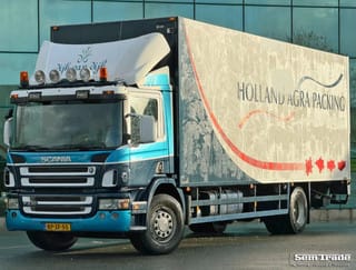 Scania P 2005 - P230 EURO 3 AIRCO MANUAL GEARBOX VAN BEURDEN ISOLATED BOX TAIL LIFT HOLLAND-TRUCK afbeelding 1