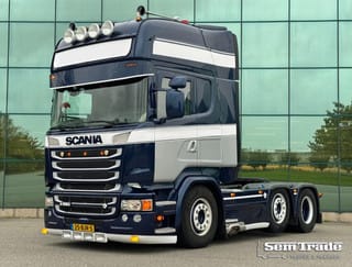 Scania R520 V8 6X2 KING FULL AIR RETARDER SPECIAL INTERIOR TOP CONDITION HOLLAND TRUCK - Image 1