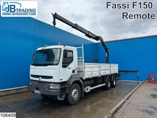 Renault Kerax 370 6x4, Manual, Fassi, Remote, Steelsuspension - Image 1