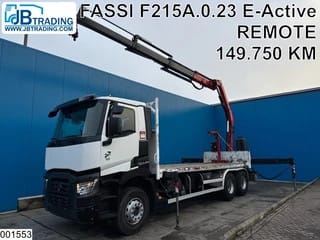 Renault C 380 6x4, EURO 6, Fassi, Steel suspension, Remote - Image 1