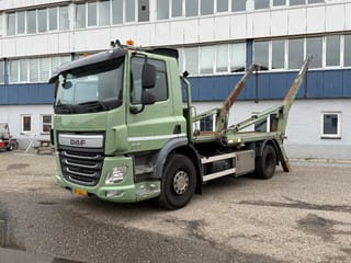 DAF 4X2 EURO 6 + MULTILIFT SKIPLOADER (HIAB) - Image 1