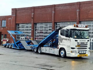 Scania R450 6x2 Trucktransporter GS Meppel + Trailer 2008 - Perfect condition - Retarder - Image 1